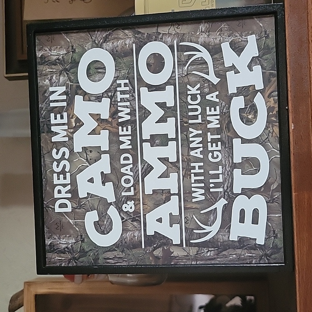 Realtree Camo Sign
